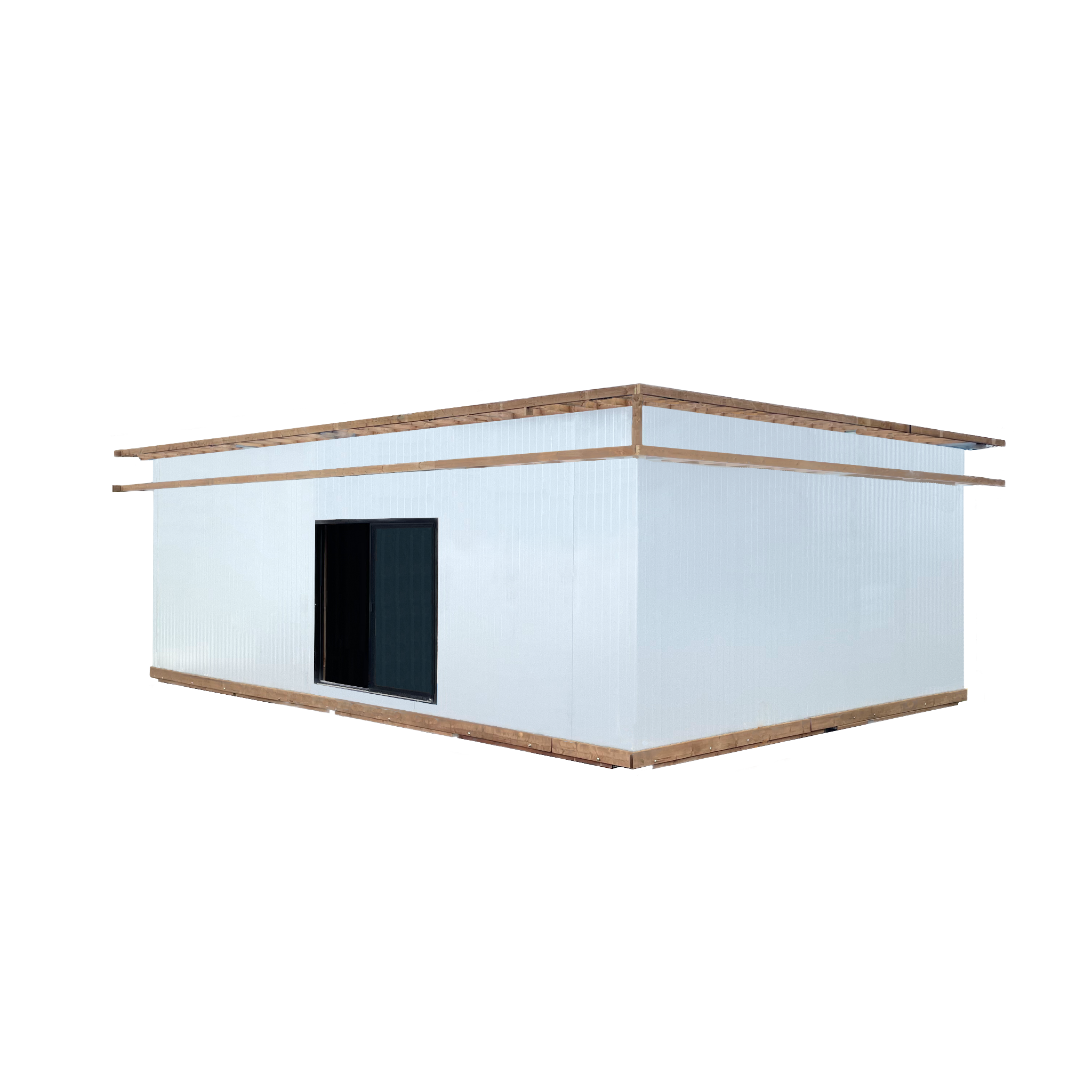 Buildlite DIY Kit modular home shell ready for assembly