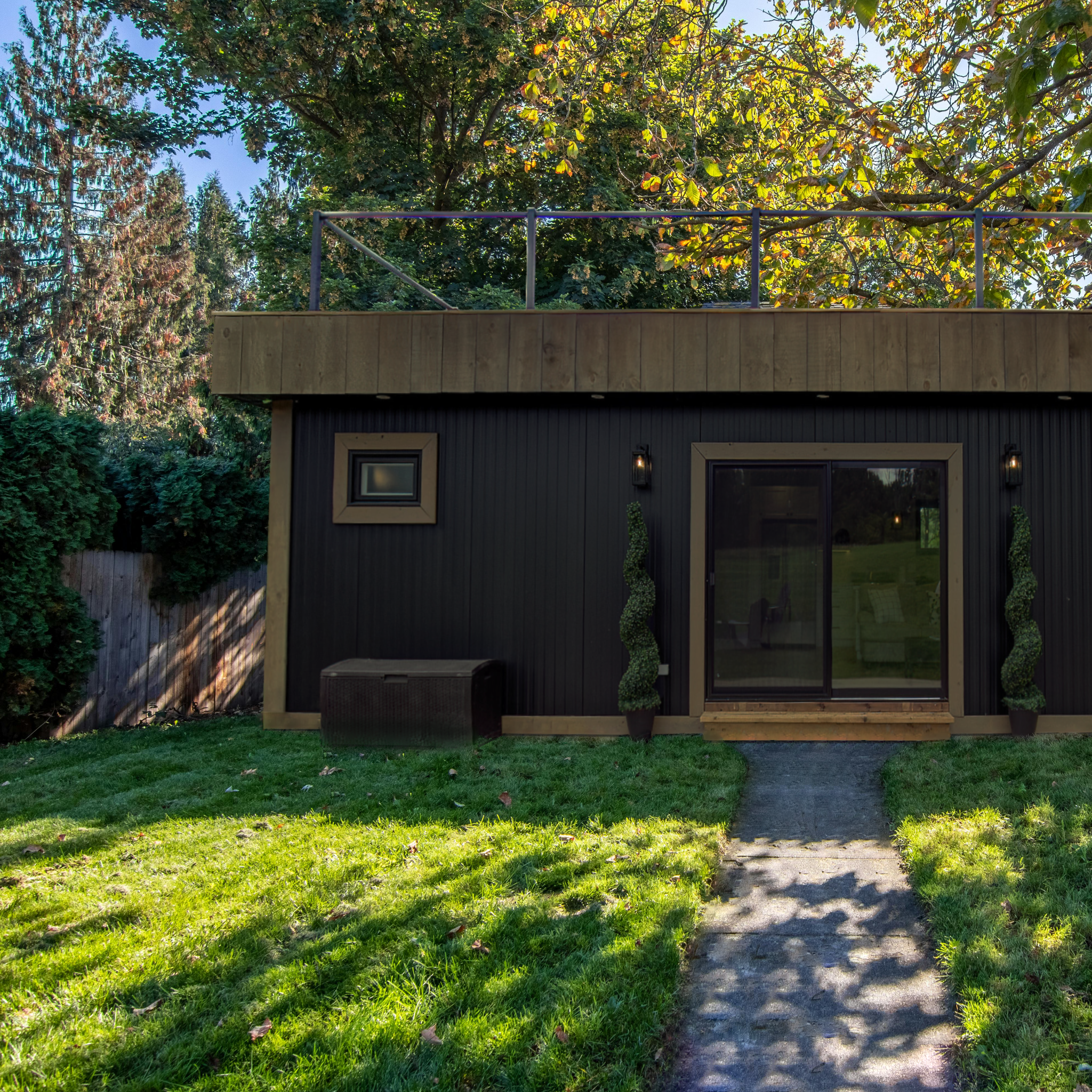 Backyard rental unit built with Buildlite modular system