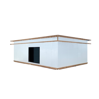 Buildlite DIY Kit modular home shell ready for assembly